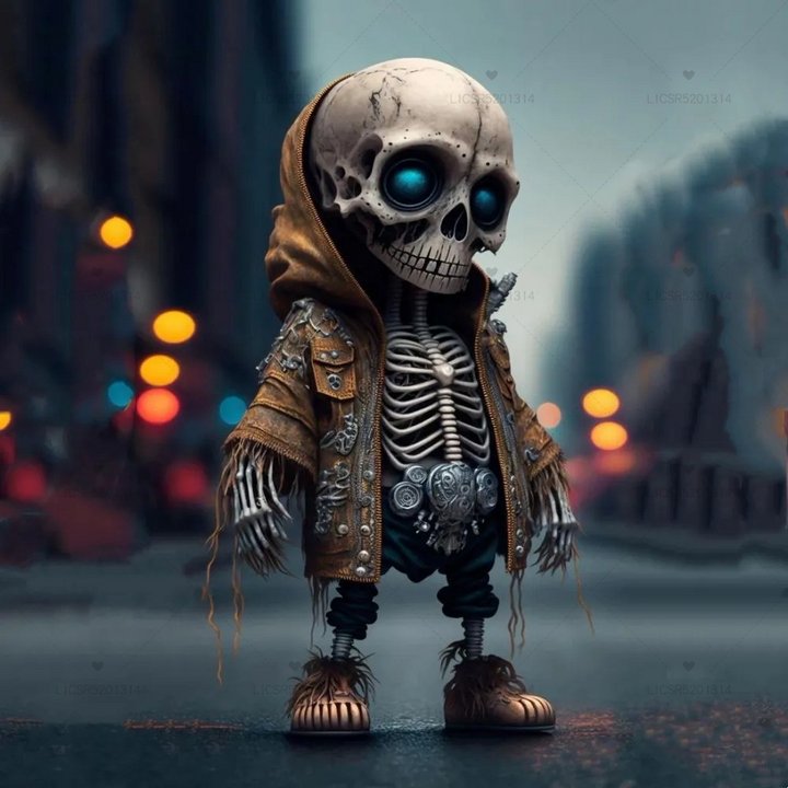 Halloween Skeleton Dolls - Rock Jacket