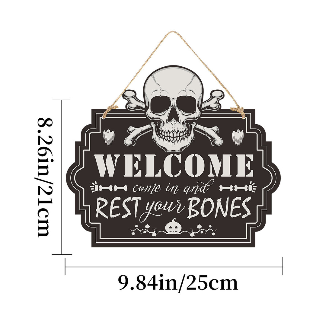 Haunted House Sign - Wansheng Skull