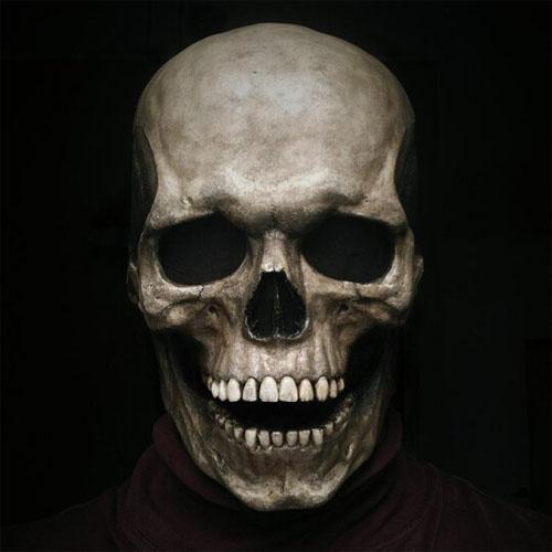 Mobile Mask Halloween Skull - Dark