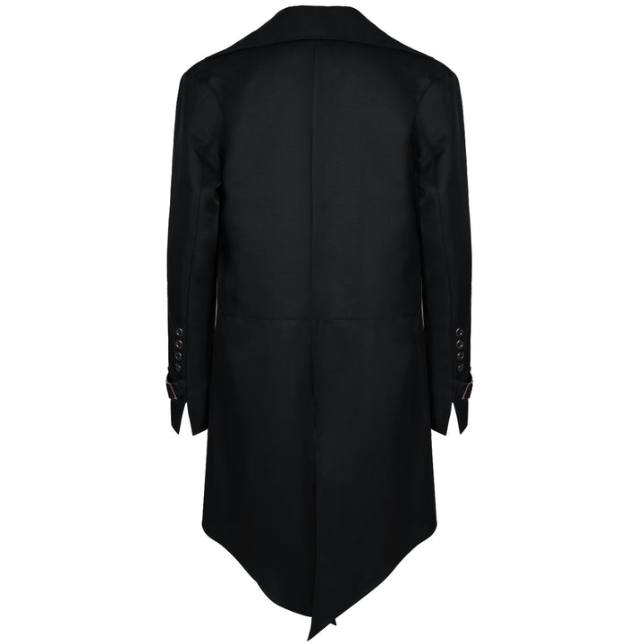 Gothic Punk Coat with Tail - Blue