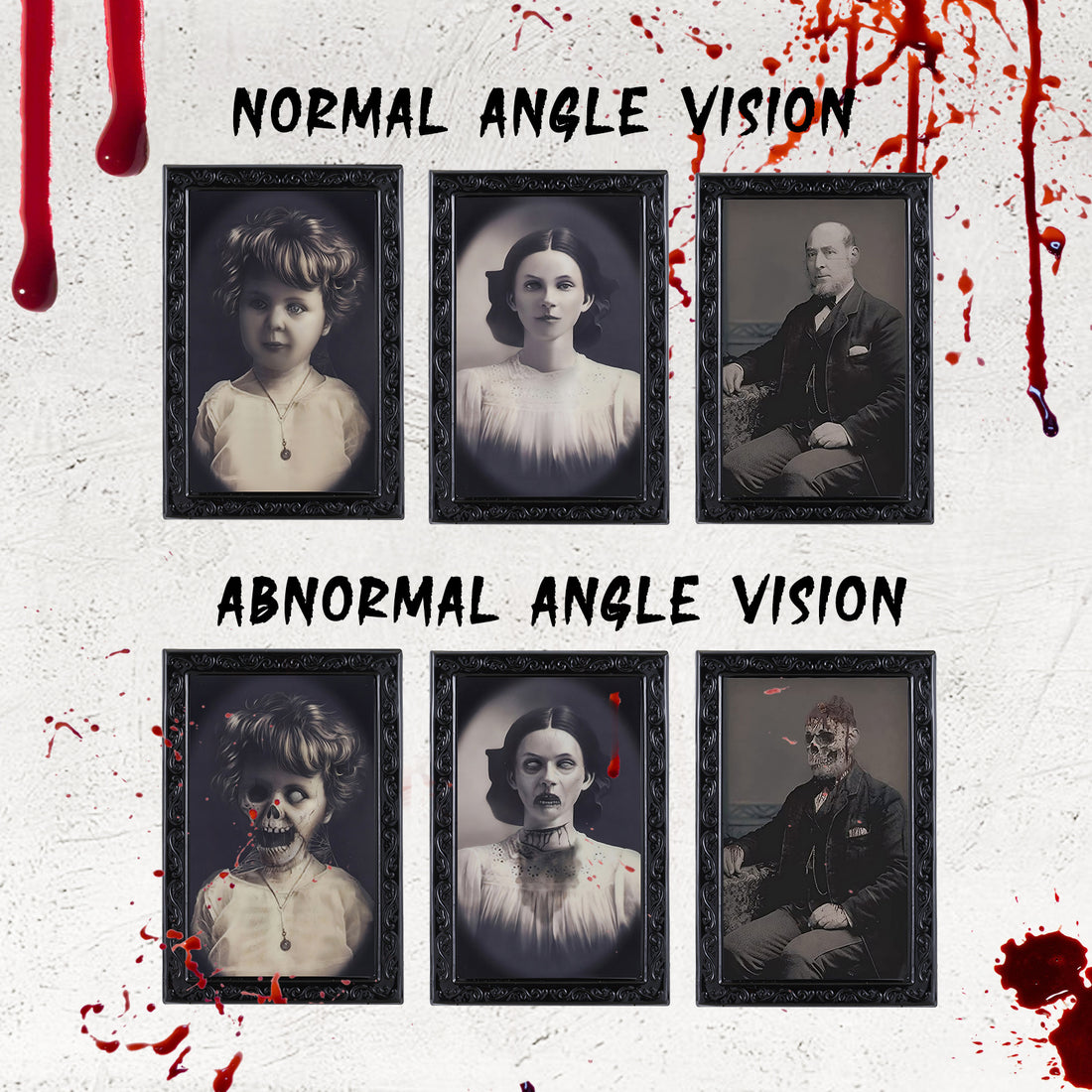 3D Haunting Frame - With Moving Face