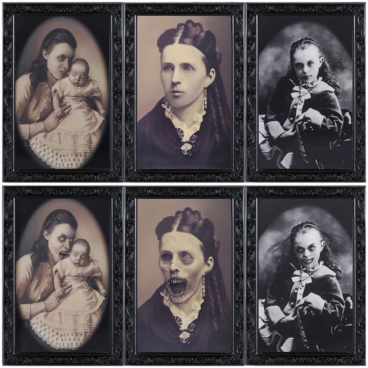 3D Haunting Frame - With Moving Face