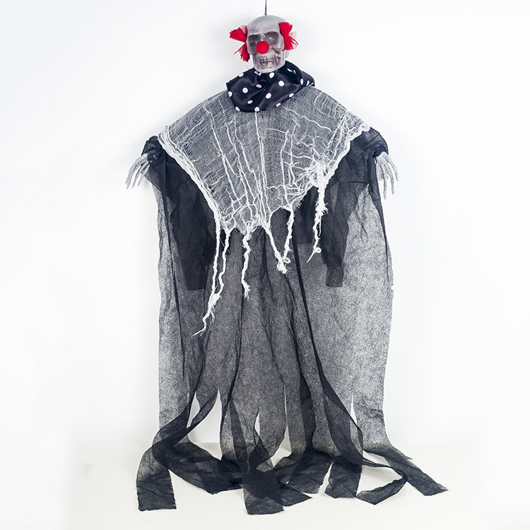 Fabric Haunted Skull Decoration Prop