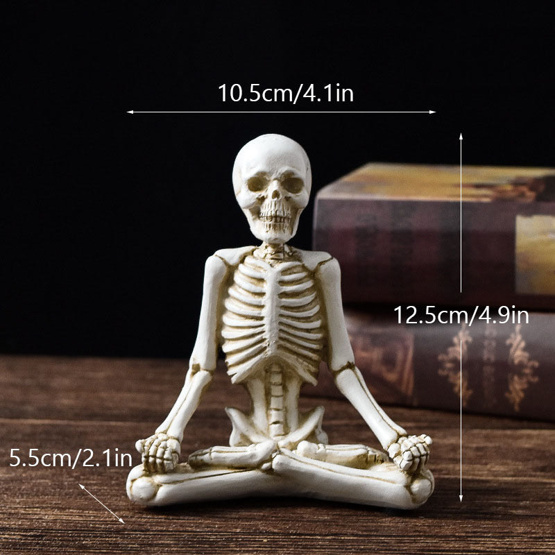 Horror Table Decor - Halloween Yoga Pack White