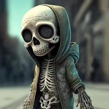 Halloween Skeleton Dolls - Sweatshirt