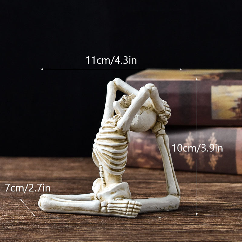 Horror Table Decor - Halloween Yoga Pack White