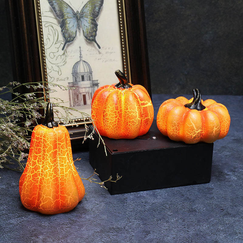 Halloween Pumpkin Lamp - 3 Piece Package