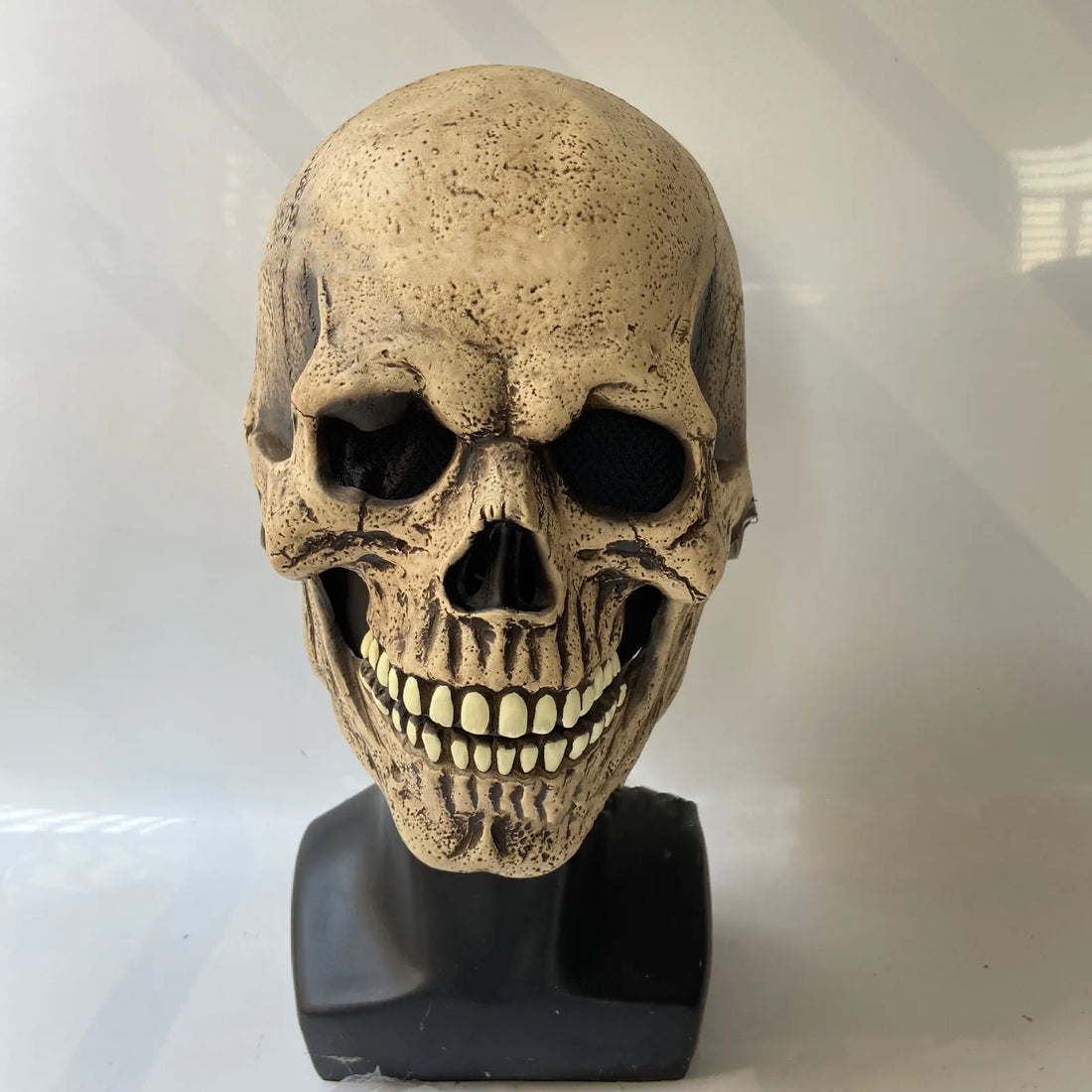 Mobile Mask Halloween Skull - Yellow