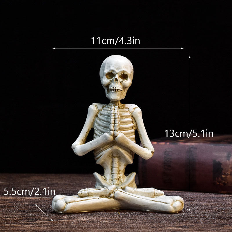 Horror Table Decor - Halloween Yoga Pack White