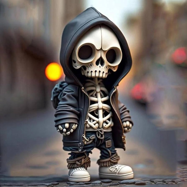 Halloween Skeleton Dolls - Leather Jacket