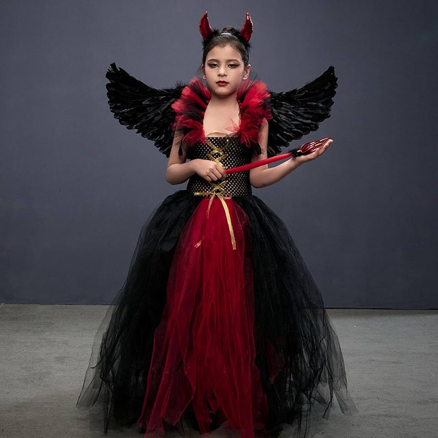 Halloween Little Devil Cosplay Gothic Dress