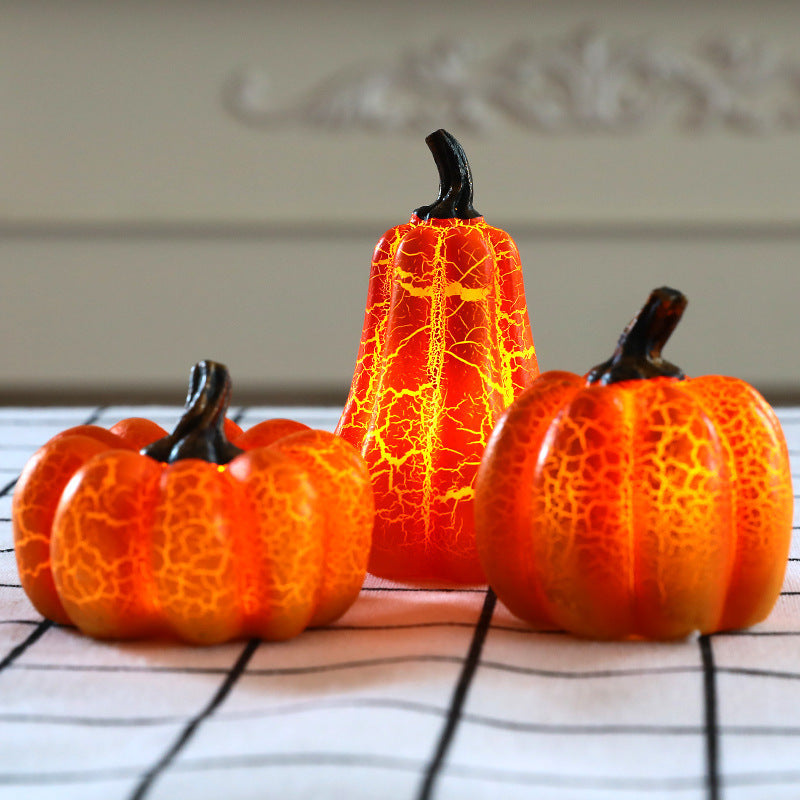 Halloween Pumpkin Lamp - 3 Piece Package