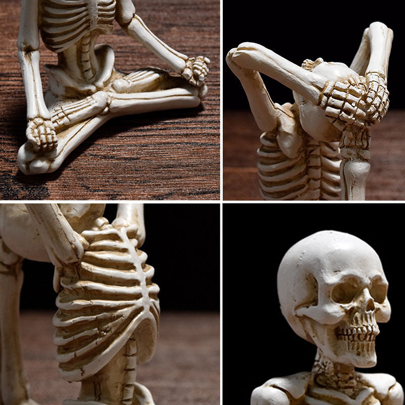 Horror Table Decor - Halloween Yoga Pack White