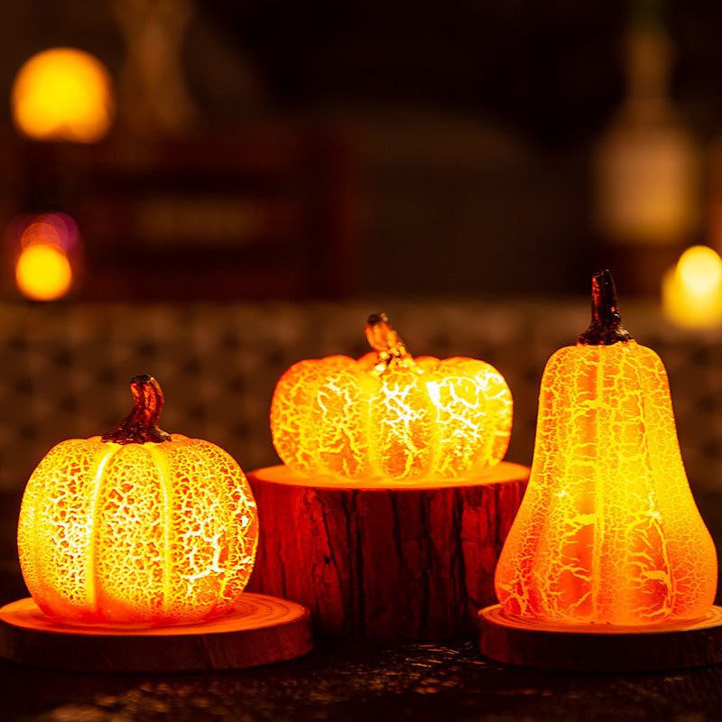 Halloween Pumpkin Lamp - 3 Piece Package