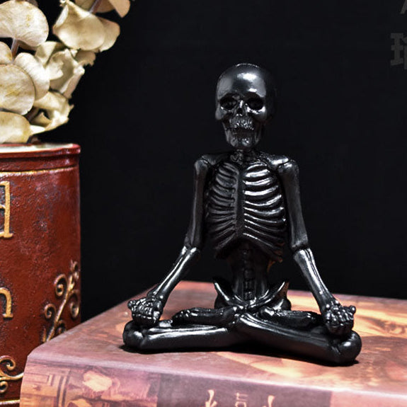 Horror Table Decor - Halloween Yoga Black