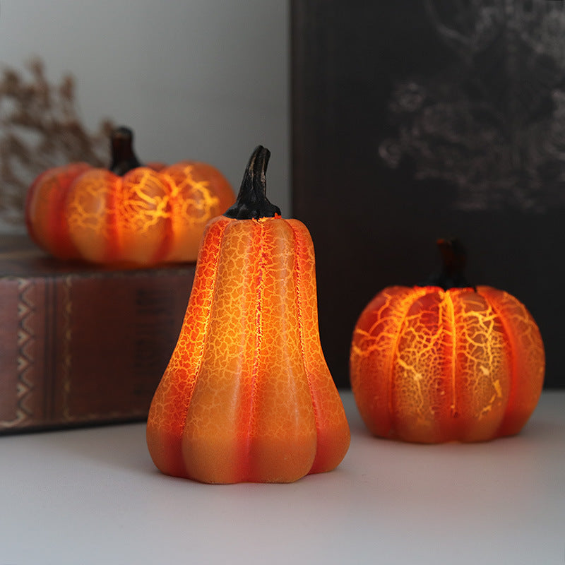 Halloween Pumpkin Lamp - 3 Piece Package
