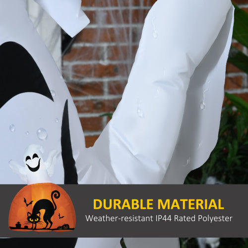 Ghost in Pumpkin with LED Lights - Inflatable Decoration