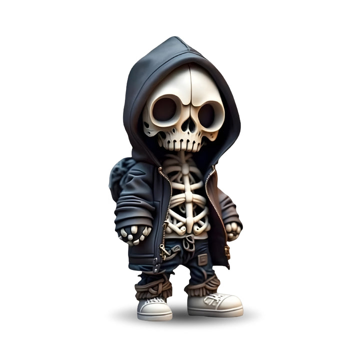 Halloween Skeleton Dolls - Leather Jacket