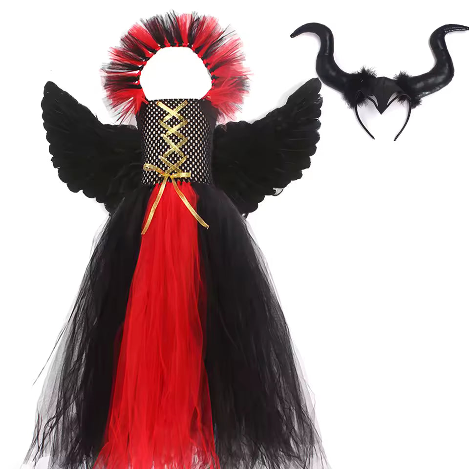 Halloween Little Devil Cosplay Gothic Dress