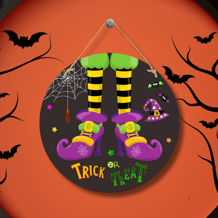 Haunted House Sign - Wansheng Witch Leg
