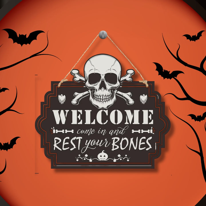 Haunted House Sign - Wansheng Skull