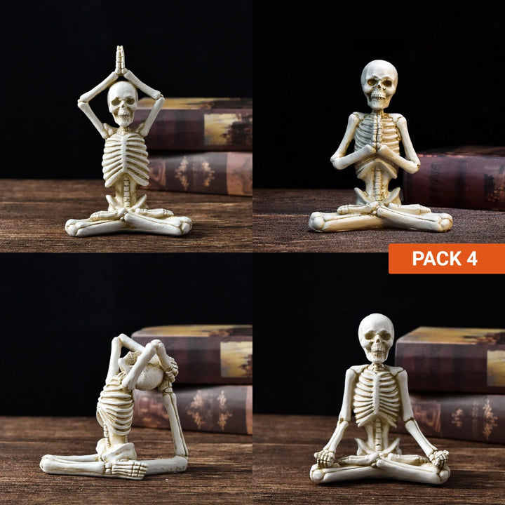 Horror Table Decor - Halloween Yoga Pack White
