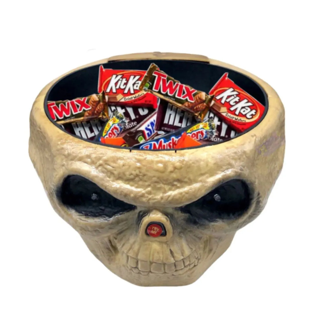 Evil Pumpkin Bowl for Halloween Candy - Khaki