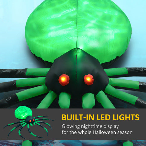 Inflatable Spider with LED - Waterproof