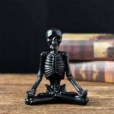 Horror Table Decor - Halloween Yoga Black