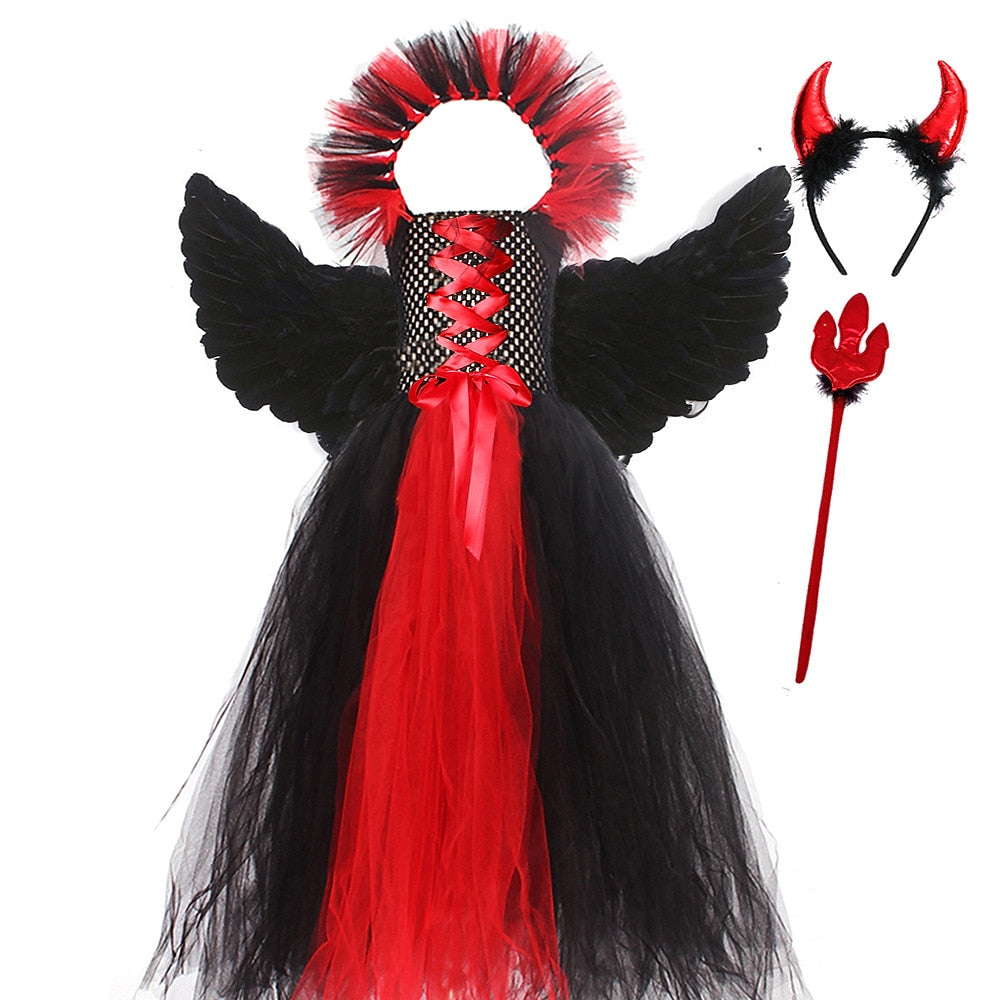 Halloween Little Devil Cosplay Gothic Dress